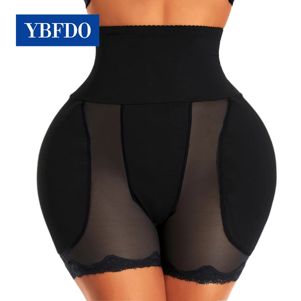 Elevate Your Curves with Our High Waist Padded Hip Butt Lifter Panties - Ultimate Tummy Control Body Shaper for Women