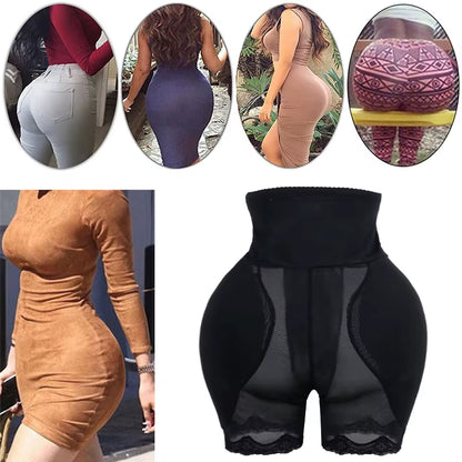 Elevate Your Curves with Our High Waist Padded Hip Butt Lifter Panties - Ultimate Tummy Control Body Shaper for Women